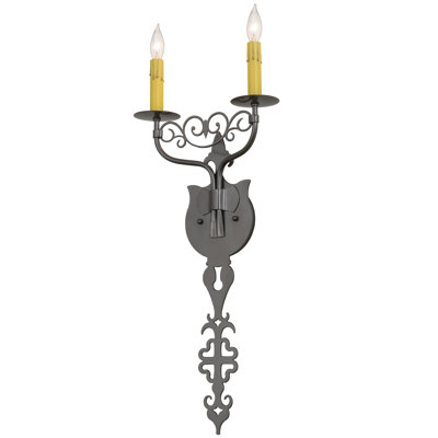 Greenbriar Oak 2 - Light Candle Wall Light