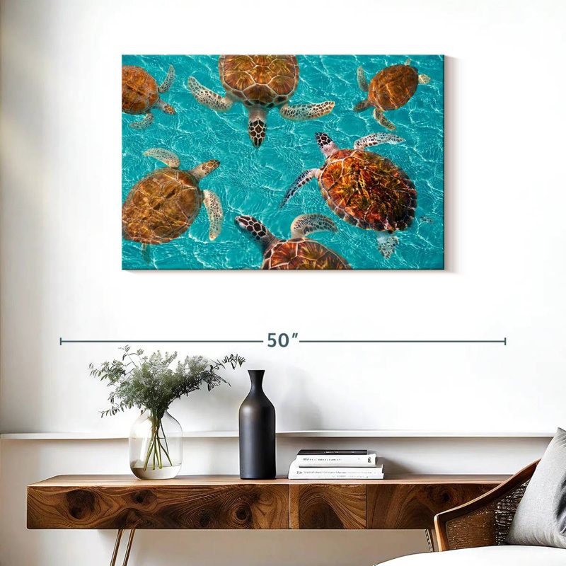 Brampt Turtles, 24" H x 36" W