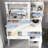 Vanity Desk With Mirror & Light, Large Drawer Three Level Storage Dresser, 3 Lighting Modes Adjustable Brightness, Bedroom Dressing Table