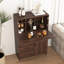 Armoire de bureau extensible avec tiroir de rangement et plateau de table extensible