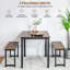 Evyonne 4 - Person Four Leg Dining Set-1480508254-1480508249