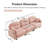 3-Seate Modular Sectional Couch,Soft Chenille Fabric High-Density Foam,Tufted Cushion Backrest Design Ergonomic Design,Elegant Armrests,High Quality Wooden Base-162746420