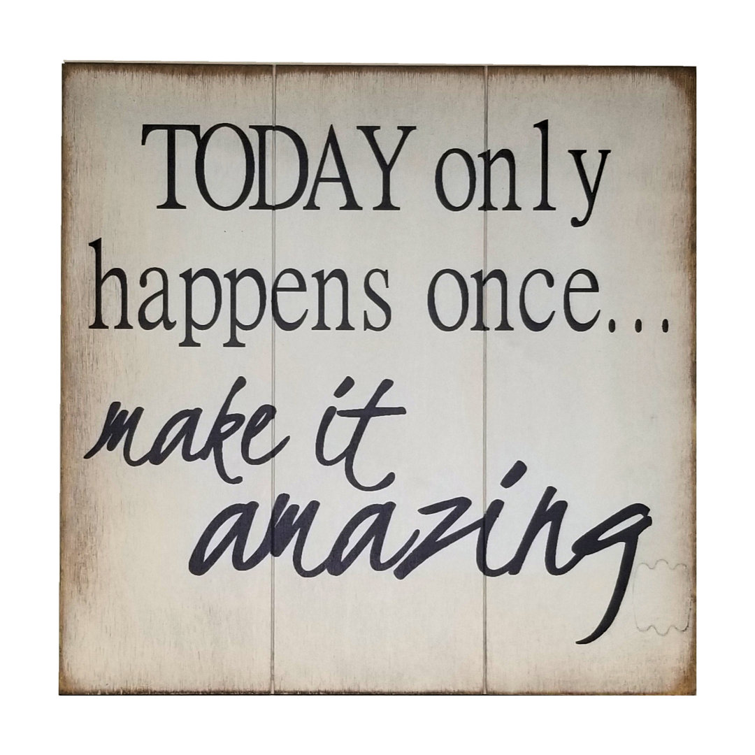 Farmhouse Wall Decor on Solid Wood Gracie Oaks