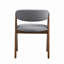 Chaise d'intérieur, ensemble de 2 chaises d'appoint, chaises rembourrées avec dossier pour la salle à manger