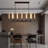 Naviel 12-Light Glass Tube Linear Chandelier -1787996414-1778383394