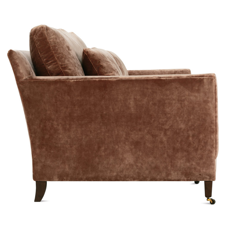 Coussin de banc pour canapé 97 po Bruges, Chenille brun