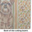 Planche à découper en verre Red Brussels Griffon Heirloom