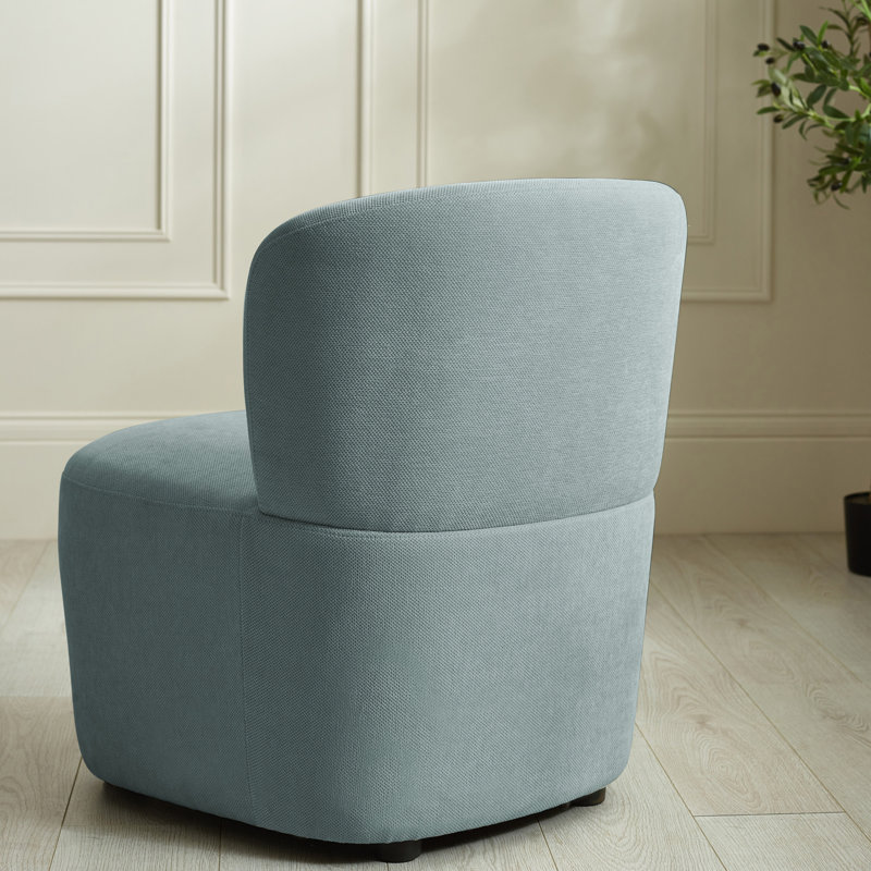 Upholstered Accent Chair, Blue