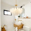 8-light Dimmable Tiered Chandelier