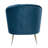 Rosemont Mid-Century Modern Velvet Upholstered Barrel Chair in Blue-1955626959