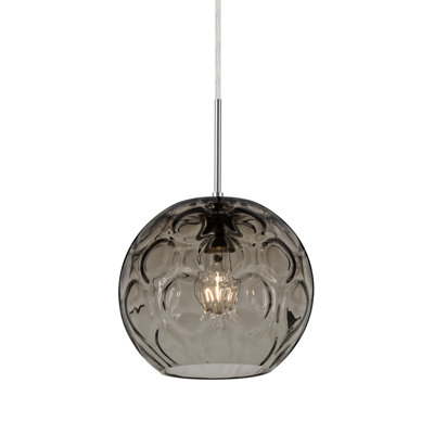 Luminaire suspendu sphère 1 lumière Bombay