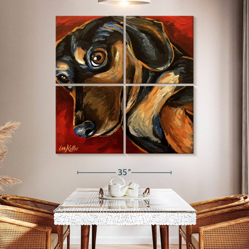 Brampt Dachshund Expressive, 50" H x 50" W