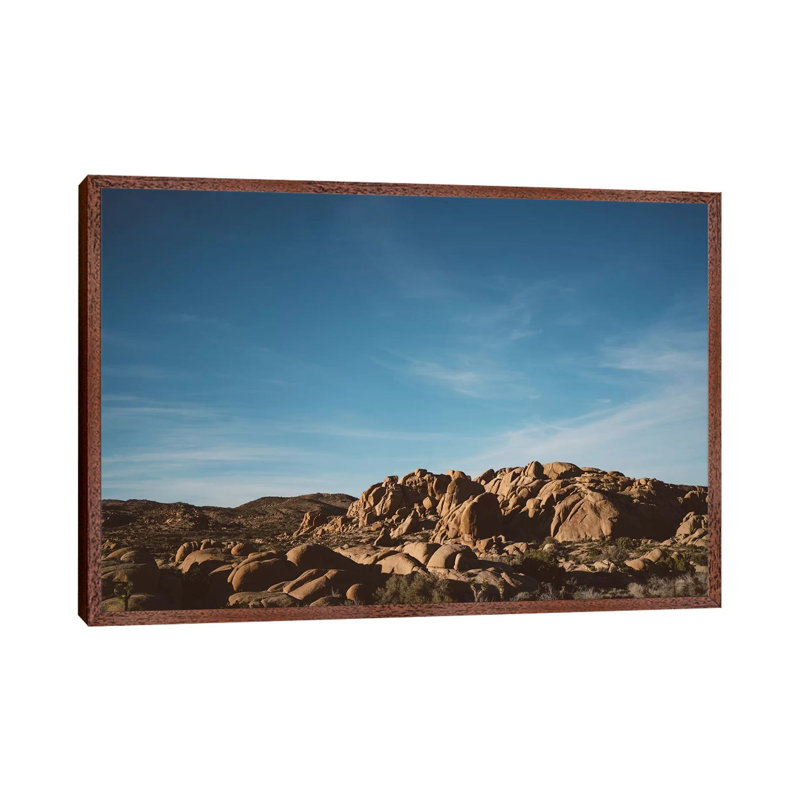 Joshua Tree National Park XXXII by Bethany Young - Print on Canvas, Classic Brown Wood Framed