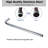 12-Inch Round Rainfall Shower Head With Extension Arm - Oversized Stainless Steel Luxury Showerhead For Full-Body Waterfall Coverage-113695270