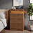Modern 3-Drawer Nightstand with LED Light and Charging Station, 26.9" Tall Bedside Table with USB Ports & Outlets for Bedroom, Apartment, Dorm Room-1962375727