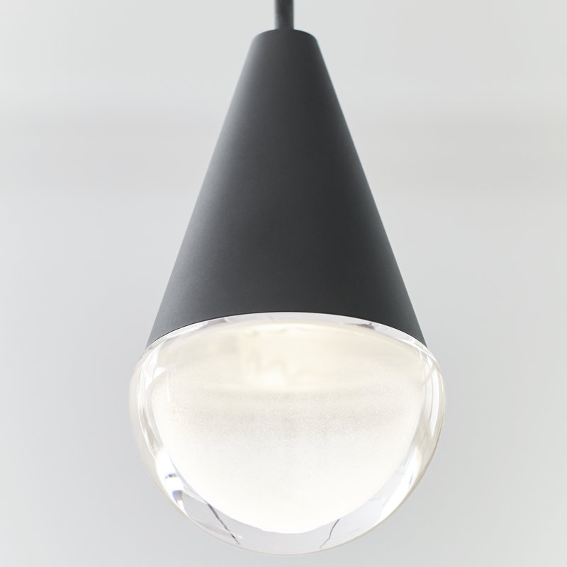 Cupola 8 - Light LED Pendant, Nightshade Black