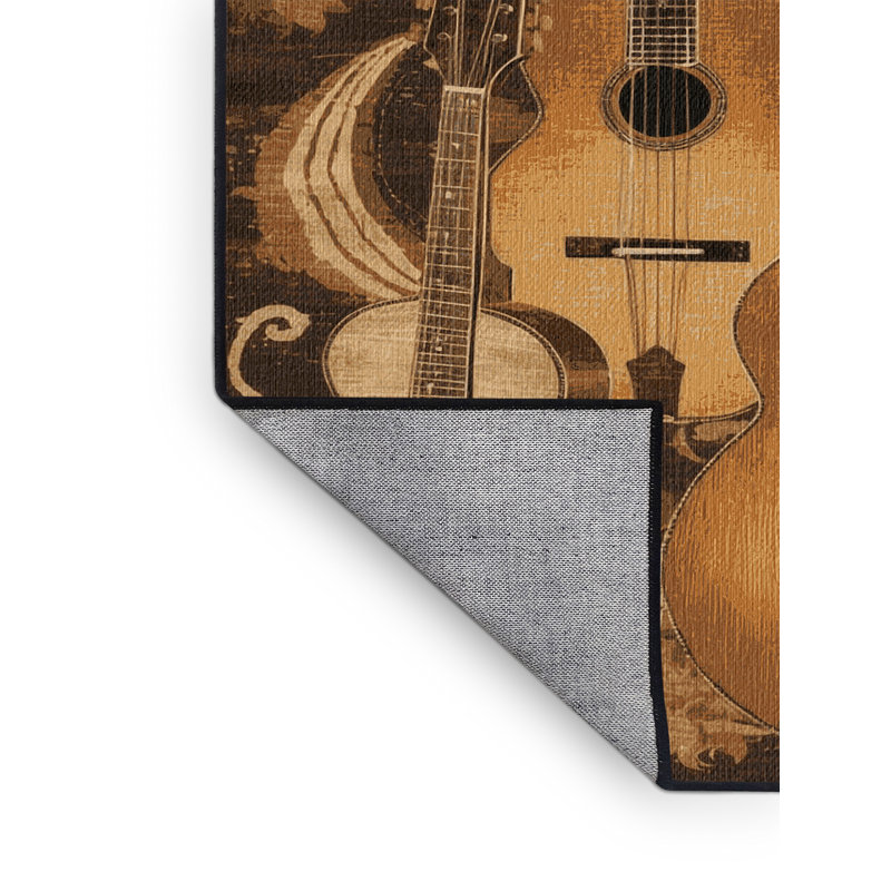  Tapis de musique lavable, Rectangulaire 2 pi x 3 pi