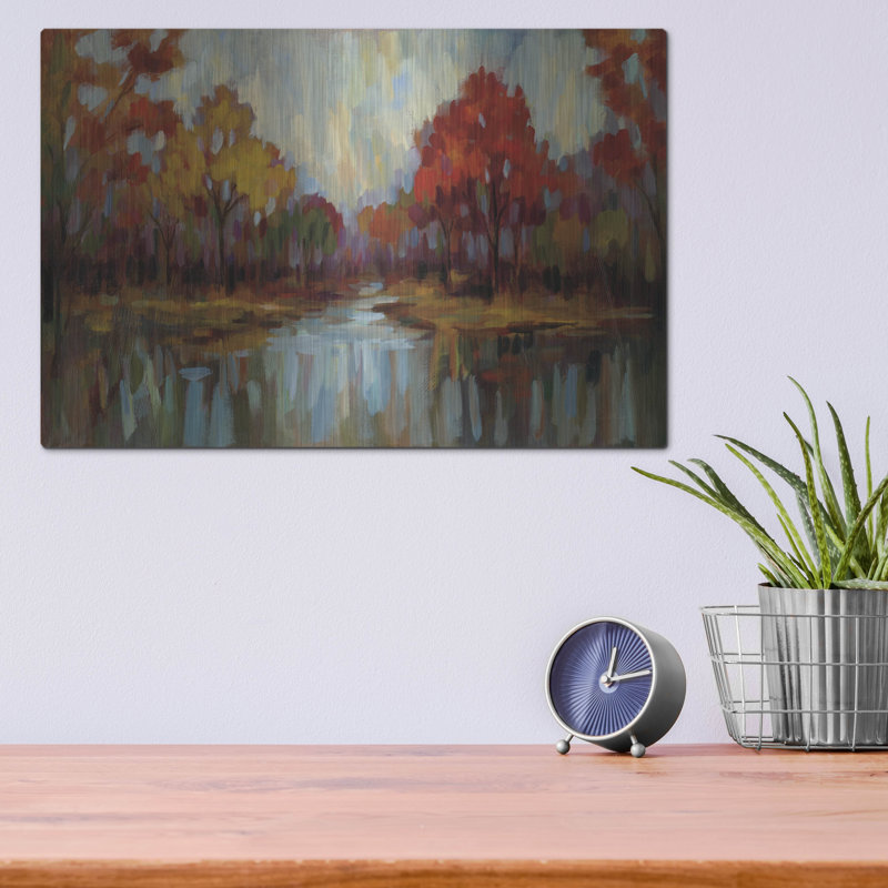 «Fall Aquarelle» par Silvia Vassileva, H 12 po x l 16 po