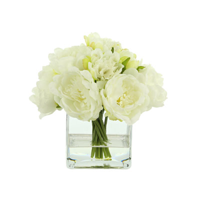 Polysilk Peony Arrangement