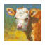 Art mural sur toile tendue - art mural «Marigold» Rita Kirkman pour le salon, la chambre à coucher ou le bureau - 18 x 18