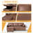 84" Reversible Sectional Pull-Out Sofa Bed With Adjustable Backrest,Suede Leather Modern L-Shape Sofa With Storage Chaise, 3-Seat Convertible Couch With Usb Charging Port For Living Room, Apartment, House-1290277836