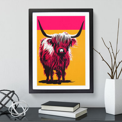 Highland Cow No.3 - Single Picture Frame Print
