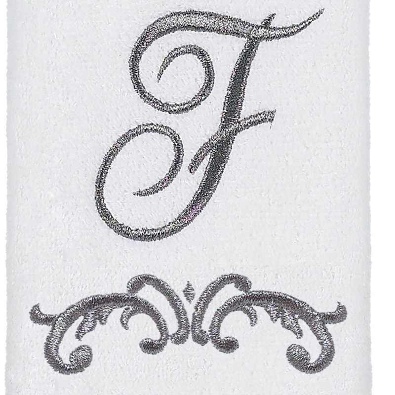 Avanti Linens Scroll Mono Fingertip Towel F