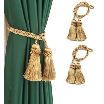 Tassel Curtain Tiebacks 2 Pack