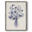 Reproduction encadrée marine coquelicots II - bois massif-362477745