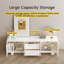 160 cm Cream-Colored Storage TV Cabinet