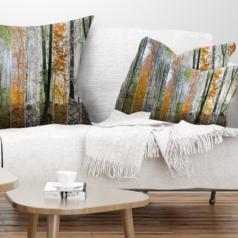 Housse et insert de coussin rectangulaire Schafer