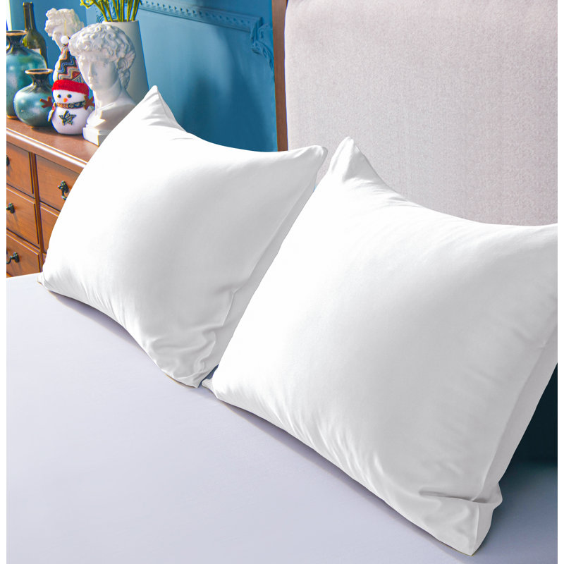 Satin - Set of 2, White, King