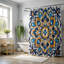 Rideau de douche standard 1 pièce Arab Tile Prints-100722529
