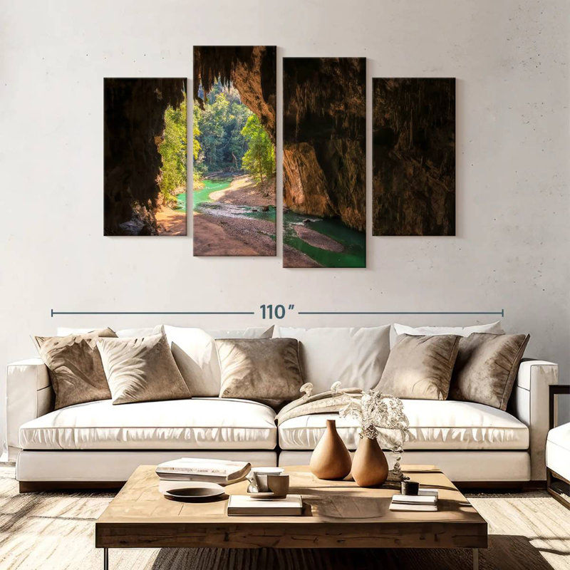 Alvord Inside Tham Lod Cave, 54" H x 84" W