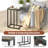 C-shaped Side Table with Heavy-duty Metal Frame-102957926