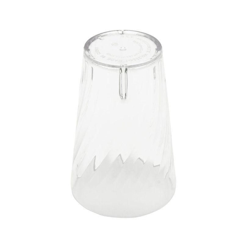 GET Gobelets en plastique incassables et sans BPA Tahiti, 24 onces, bleu (ensemble de 12), Boîte à pain, Transparent