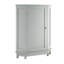 Élégante armoire de salle de bain grise
