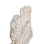 Statue ange en magnésium avec finition blanche vieillie