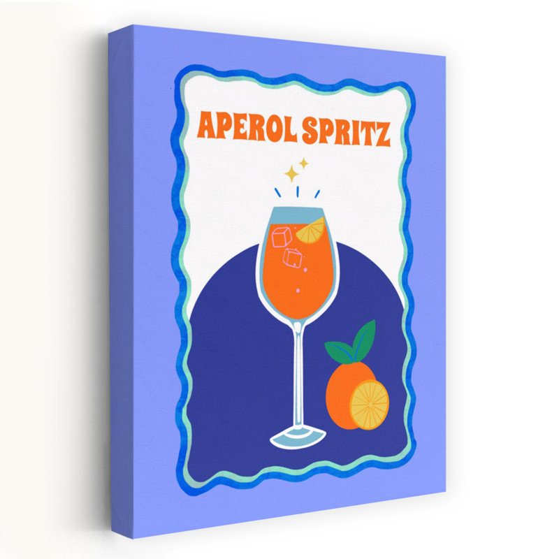 Art mural Aperol Spirz, H 24 po x l 16 po