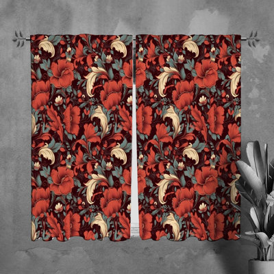 Paire de rideaux obscurcissant en polyester Mussman