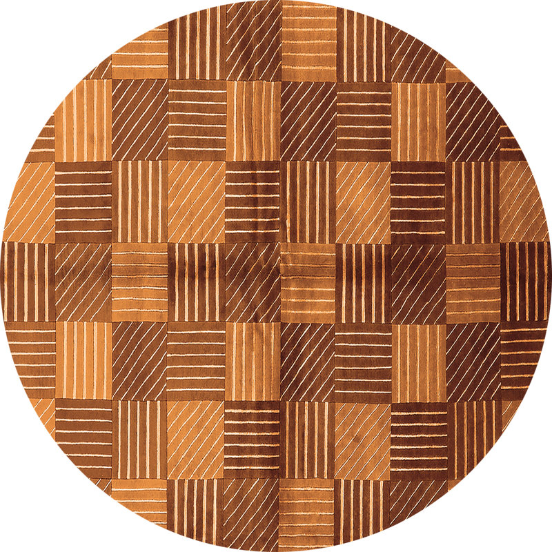 Sherla Performance Geometric Indoor Rug, Round 8'