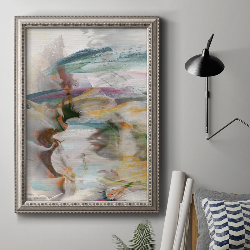 Mouvement abstrait I - reproduction d'art sur toile, H 20 po x l 16 po x P 2,5 po