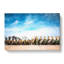 Stacked Rowing Boats On The Beach - Wrapped Canvas-55318718
