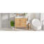 Meuble-lavabo vintage avec lavabo en céramique / meuble-lavabo moderne avec 4 portes et espace de rangement