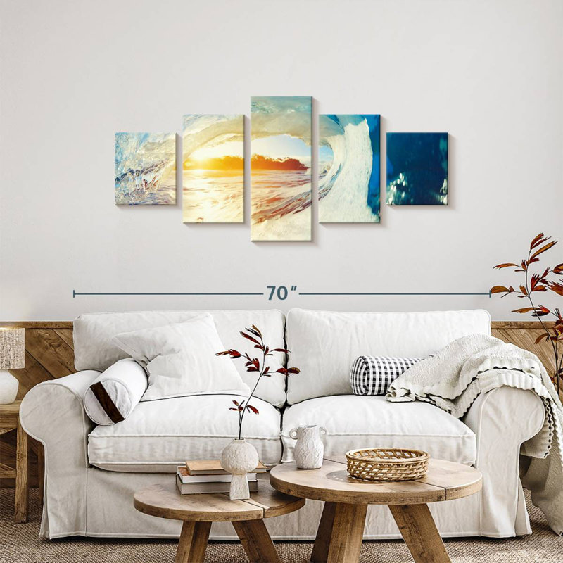 Crashing Wave, H 24 po x l 55 po