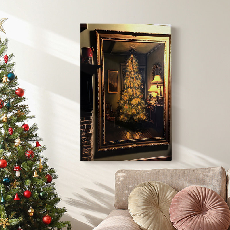 Art des Fêtes de Noël - Toile tendue avec châssis DCII, H 36 po x l 24 po