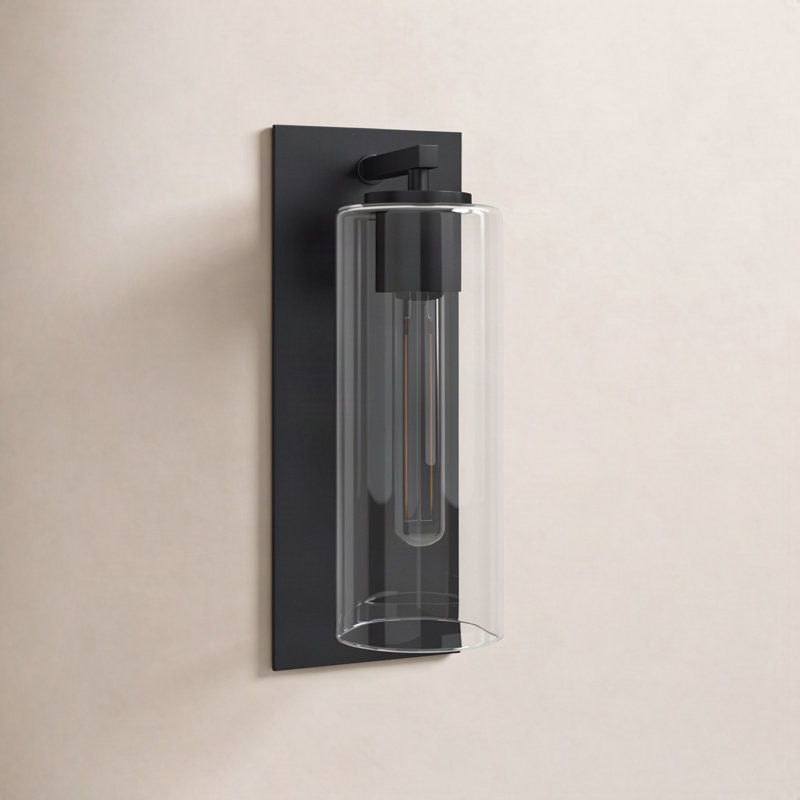 Chimere Armed Sconce, Black