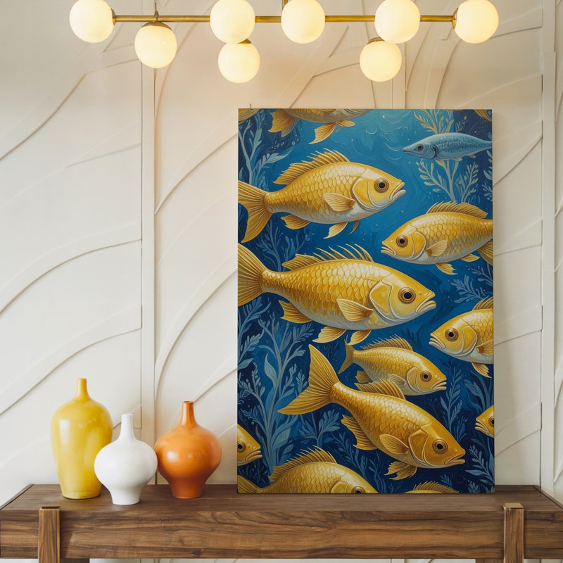Golden Fish, H 12 po x l 9 po
