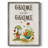 Gnome Home Framed Print - Solid Wood-220184681