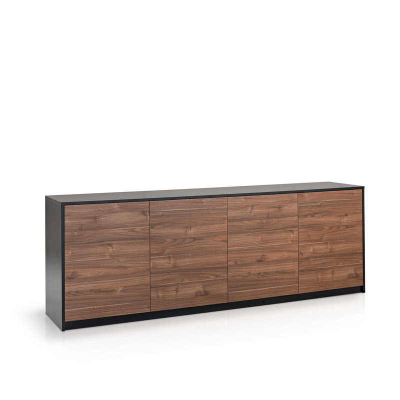 McCurtain 238cm Sideboard, Black/Walnut